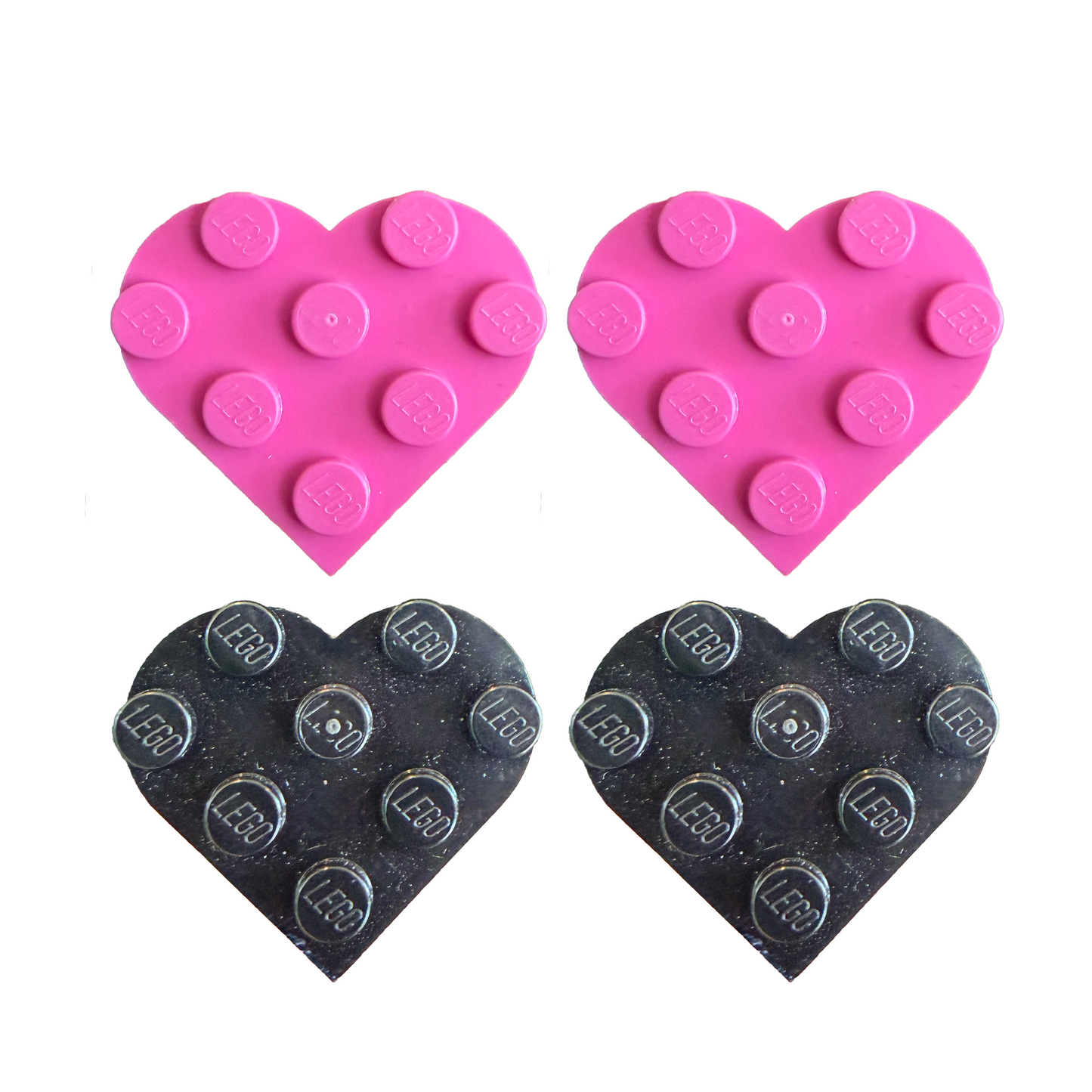 Miss Brixx Heart Heart Mix & Match Post Earring Set