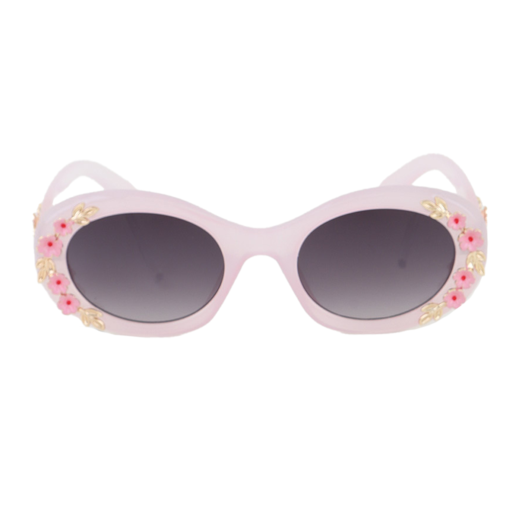 Flower Vine Round Sunglasses