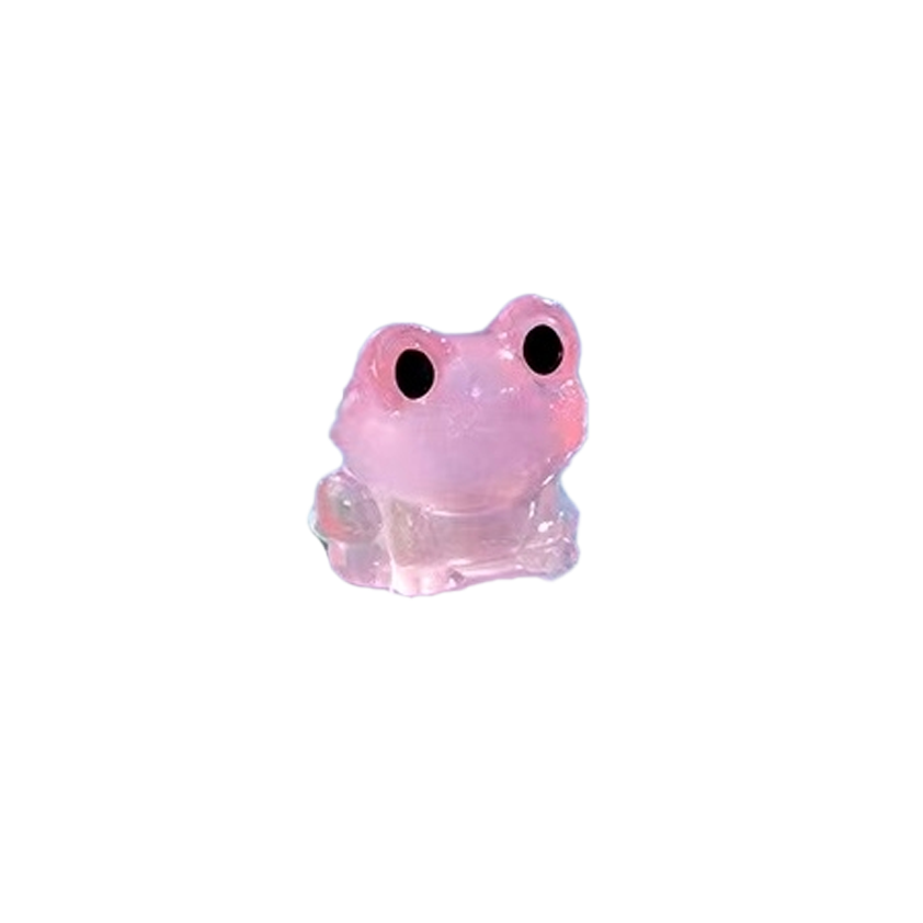 Frog Figurines Glow in the Dark