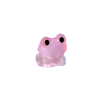 Frog Figurines Glow in the Dark