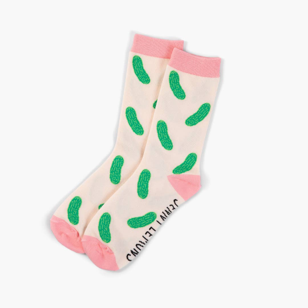 Pink Colorblock Pickle - Unisex Socks