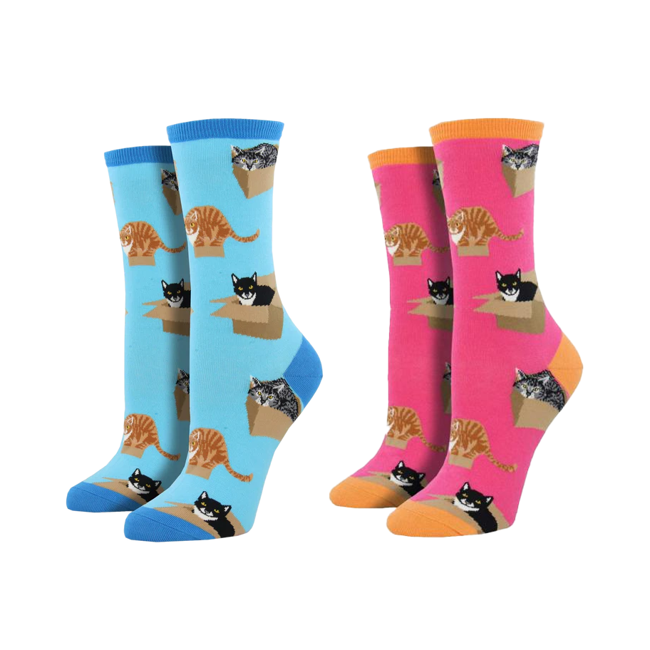 Cats in a Box - Women's Socks