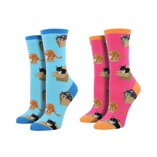 Cats in a Box - Women's Socks