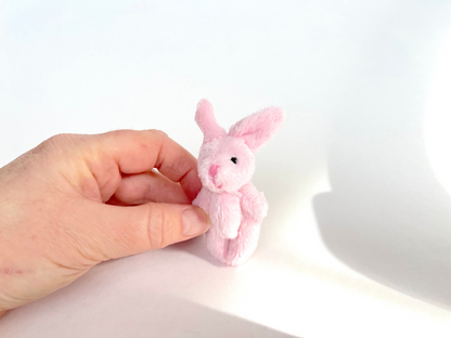 Mini Pink Plush Bunny Rabbit