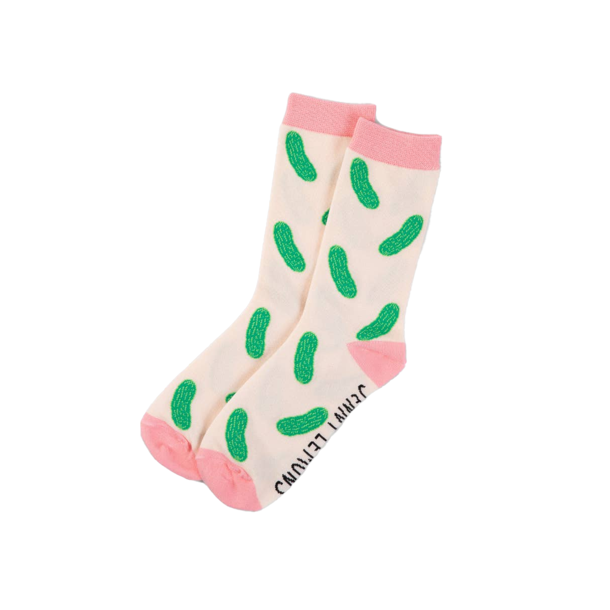 Pink Colorblock Pickle - Unisex Socks