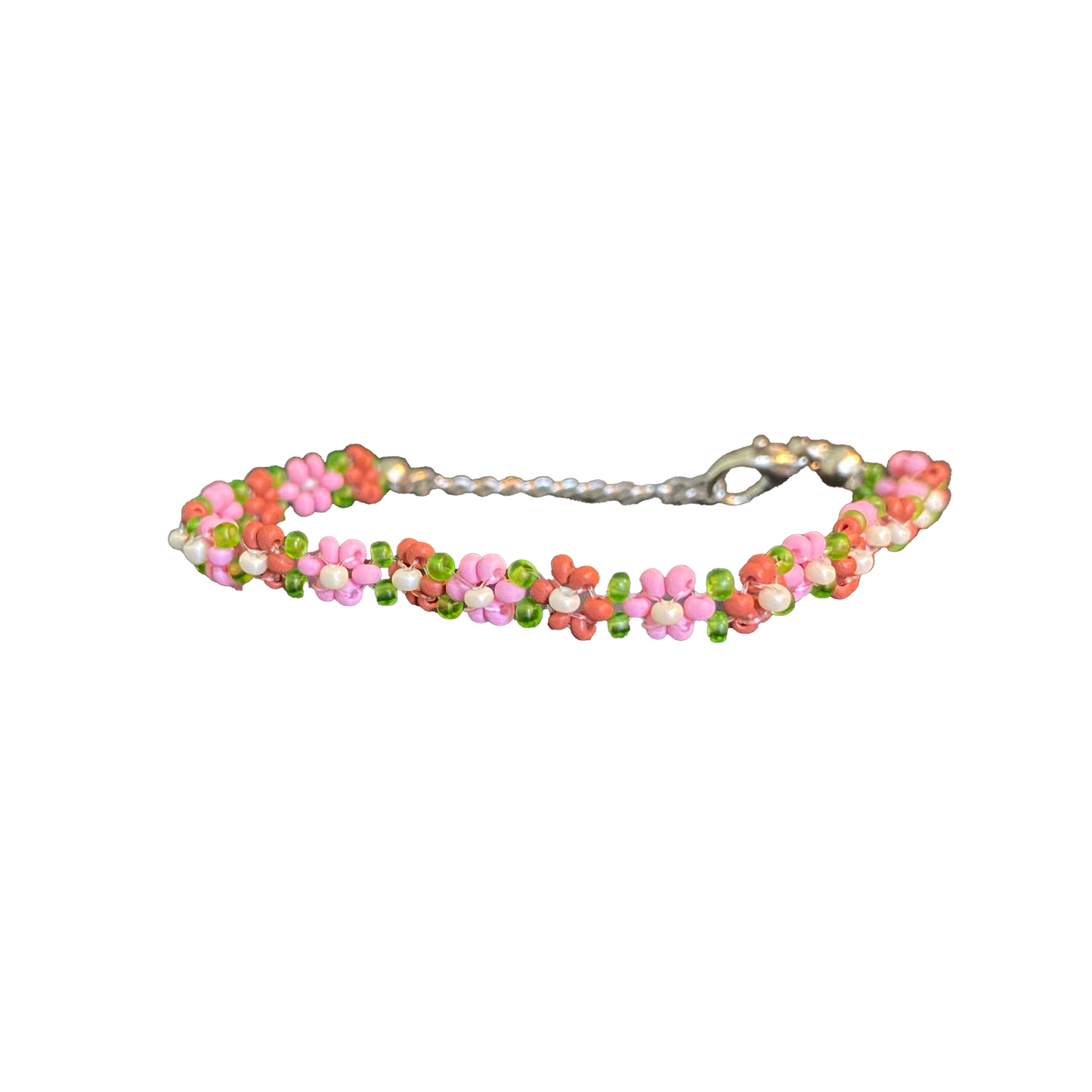 Beaded Flower Bracelet