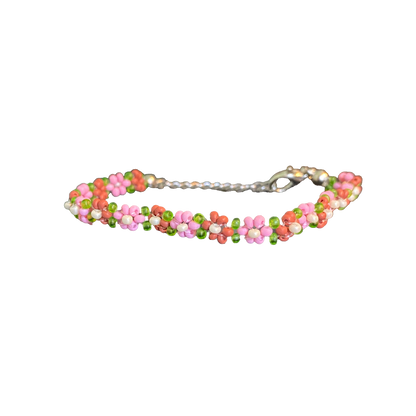 Beaded Flower Bracelet