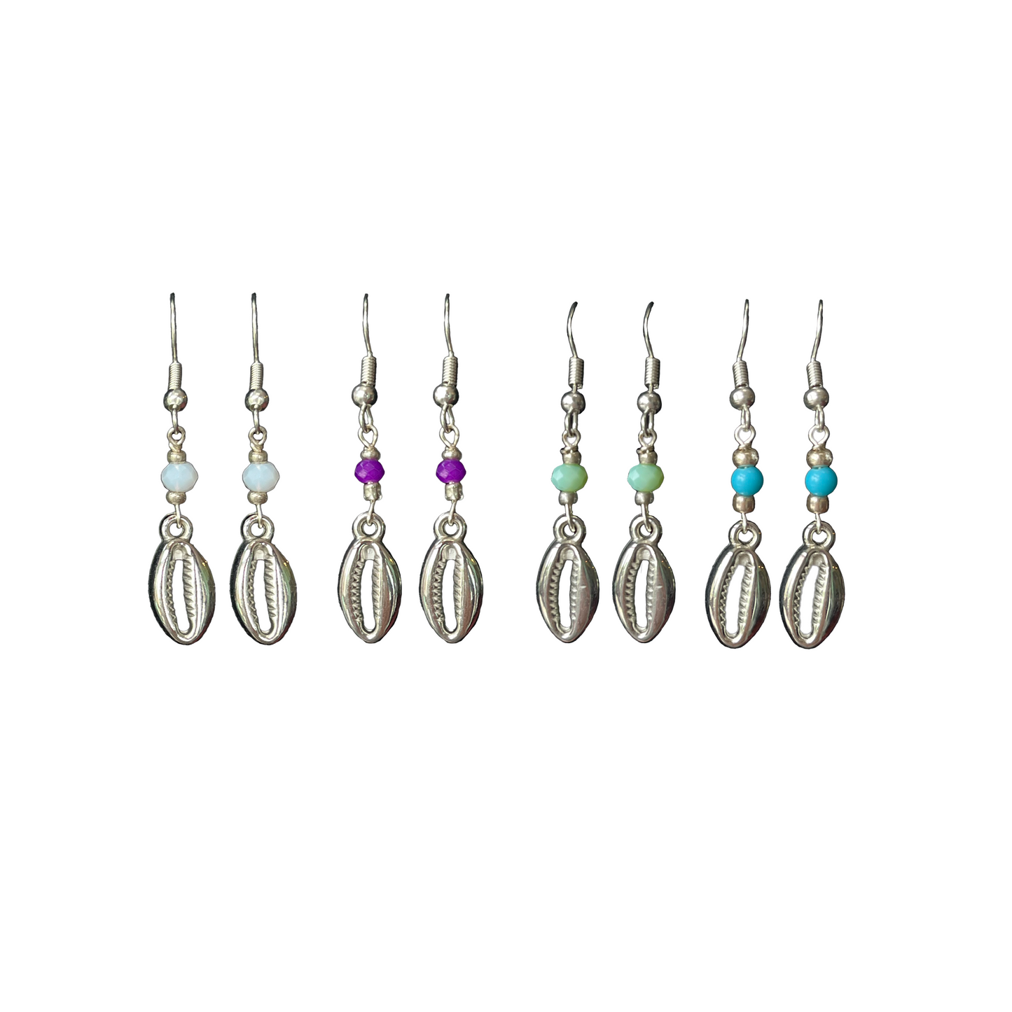 POB Puka Shell Dangle Earrings