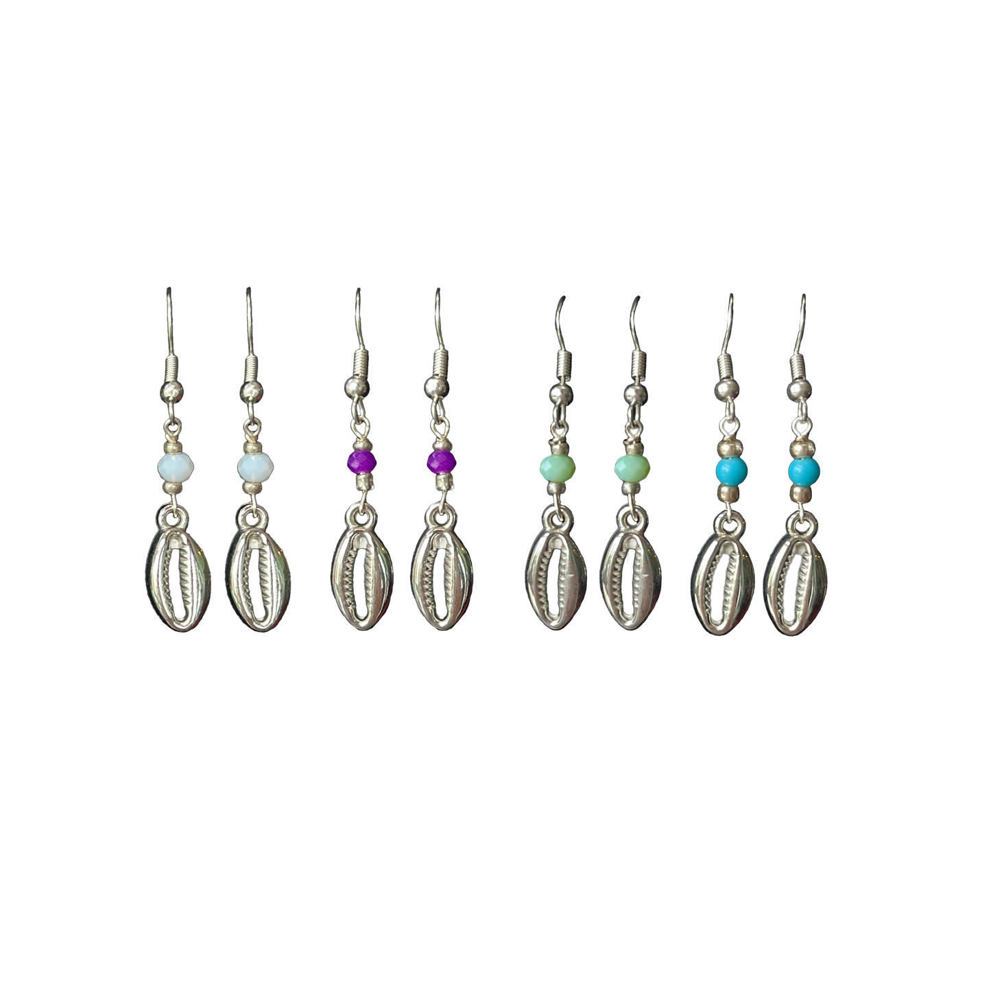 POB Puka Shell Dangle Earrings