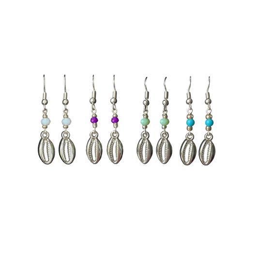 POB Puka Shell Dangle Earrings