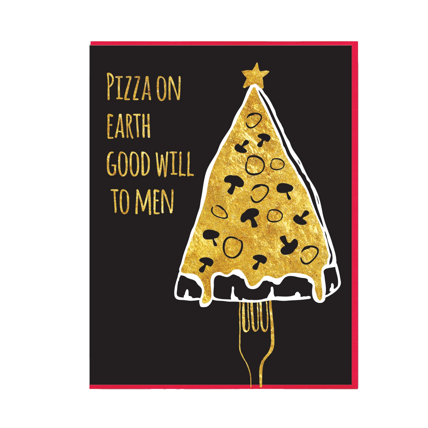 Pizza on Earth Christmas Card