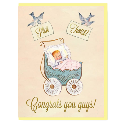 Plot Twist! Congrats You Guys! New Baby Card