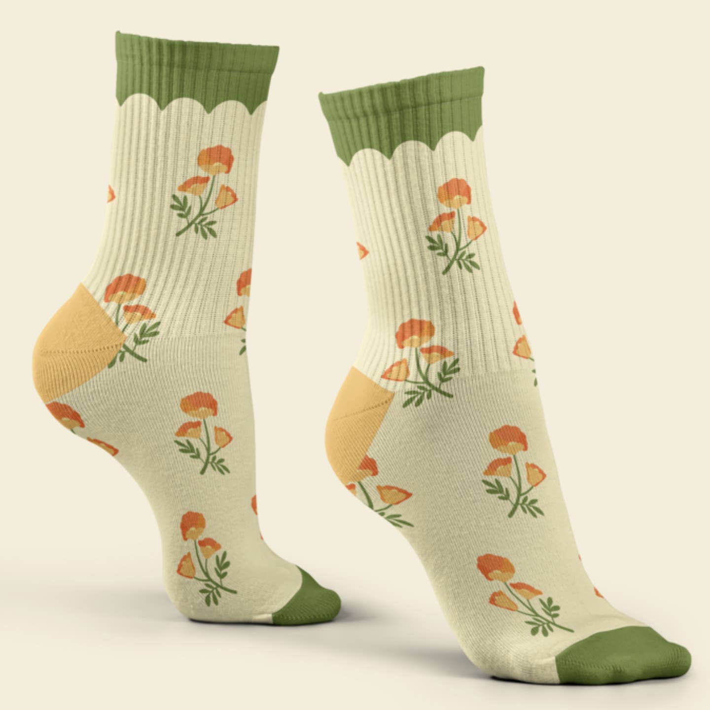 California Poppies Sock