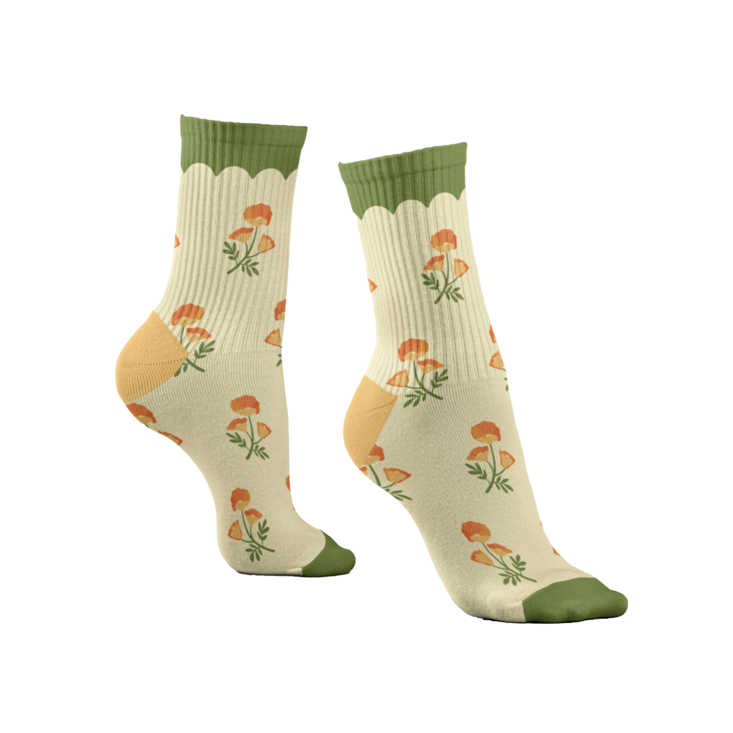 California Poppies Sock