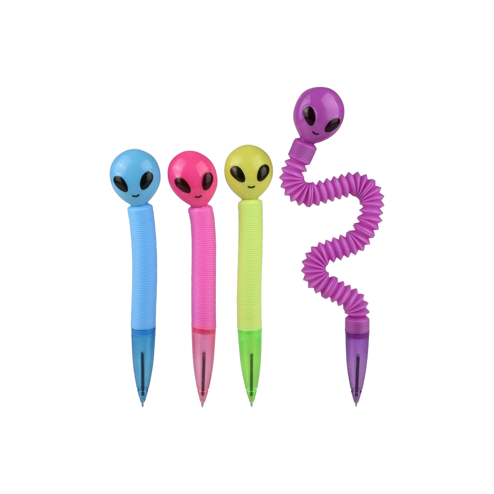 Pop Tube Light Up Alien Pen