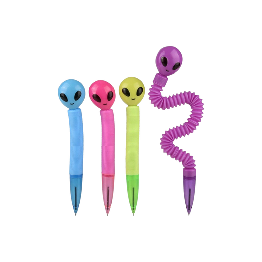Pop Tube Light Up Alien Pen