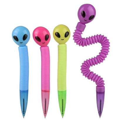 Pop Tube Light Up Alien Pen