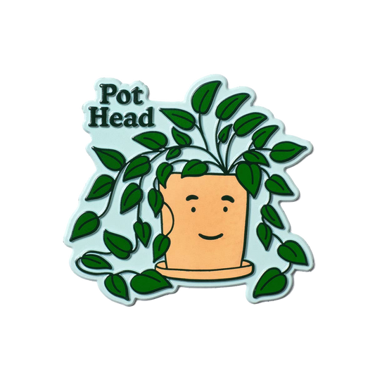 Pothead Plant Retro Magnet