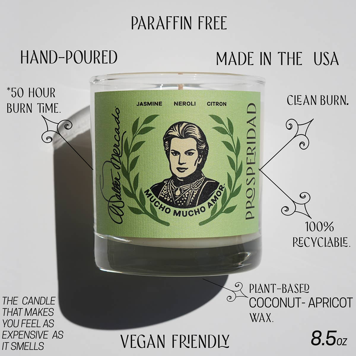 Prosperidad Walter Mercado Candle