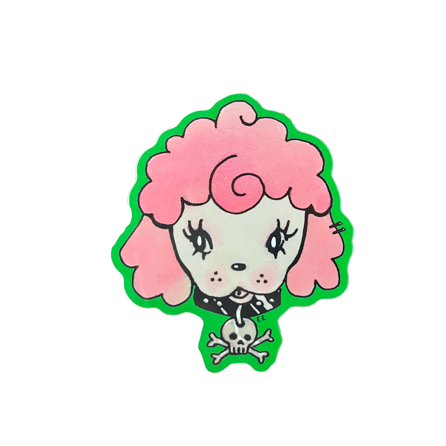 Punk Poodle Sticker