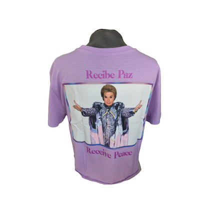 Walter Mercado Women's Purple Cropped T-Shirt