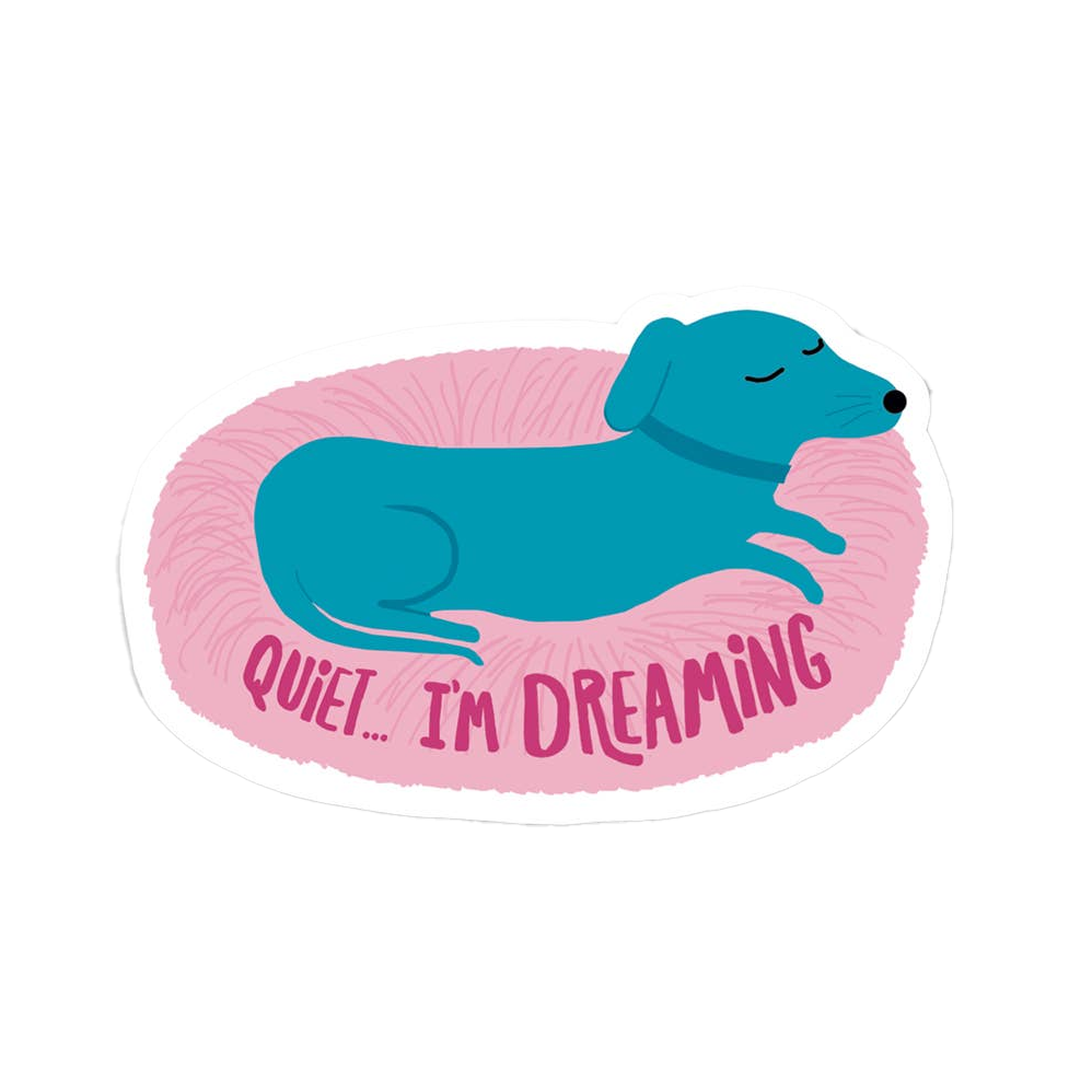 Dreaming Dog Sticker