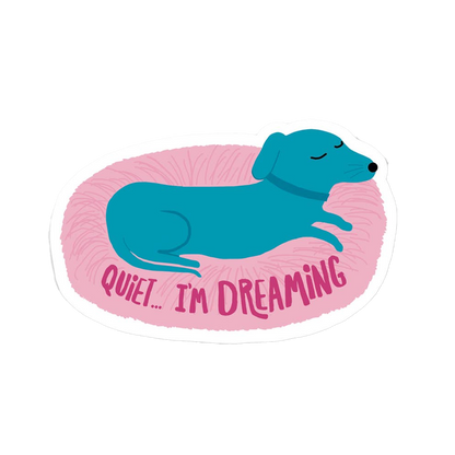 Dreaming Dog Sticker