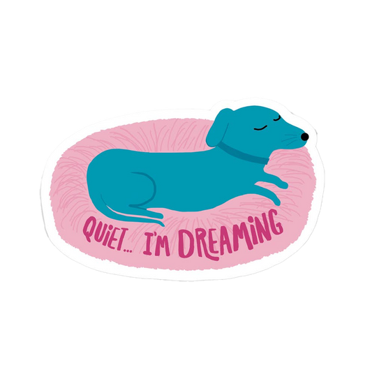 Dreaming Dog Sticker