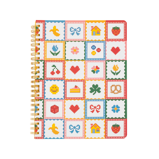 All Of The Cute Things Quilted Notebook