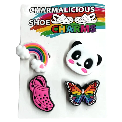 Rainbow Summer Shoe Charms