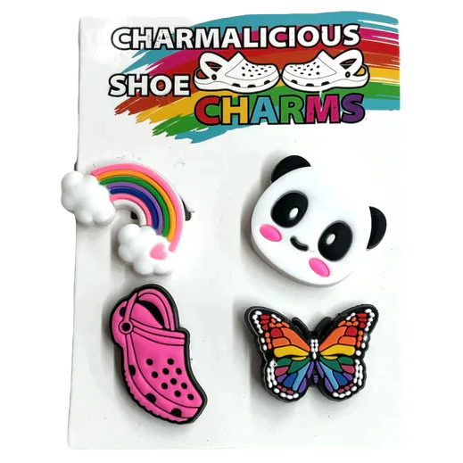 Rainbow Summer Shoe Charms