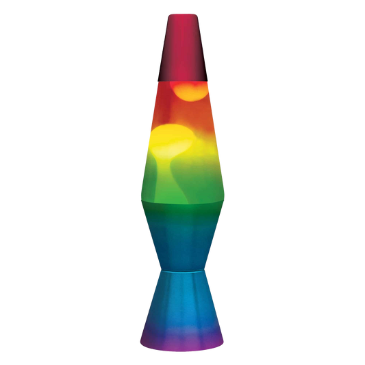 11.5″ Rainbow Lava Lamp