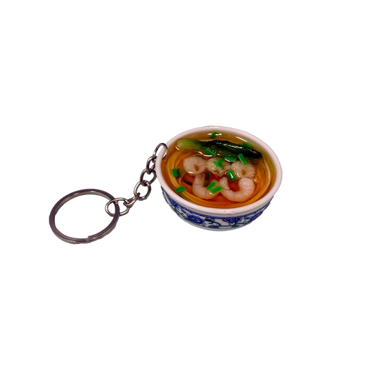 Mini Bowl of Noodles Keychain
