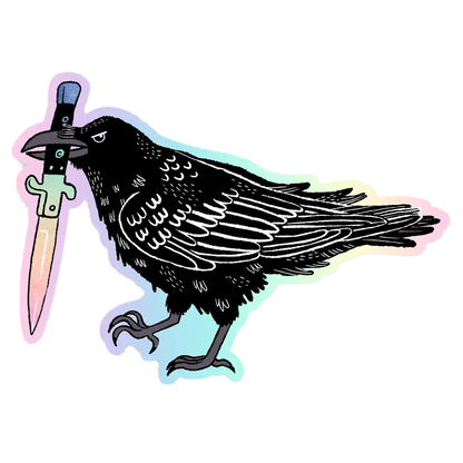 Raven and Switchblade Sticker