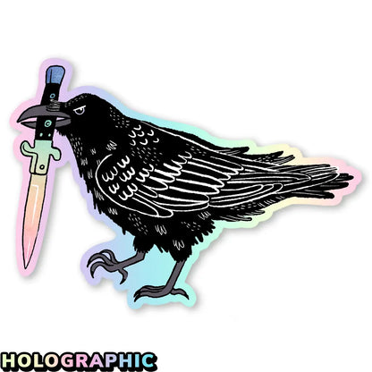 Raven and Switchblade Sticker