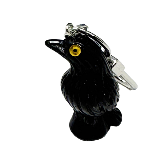 Mini Raven Keychain