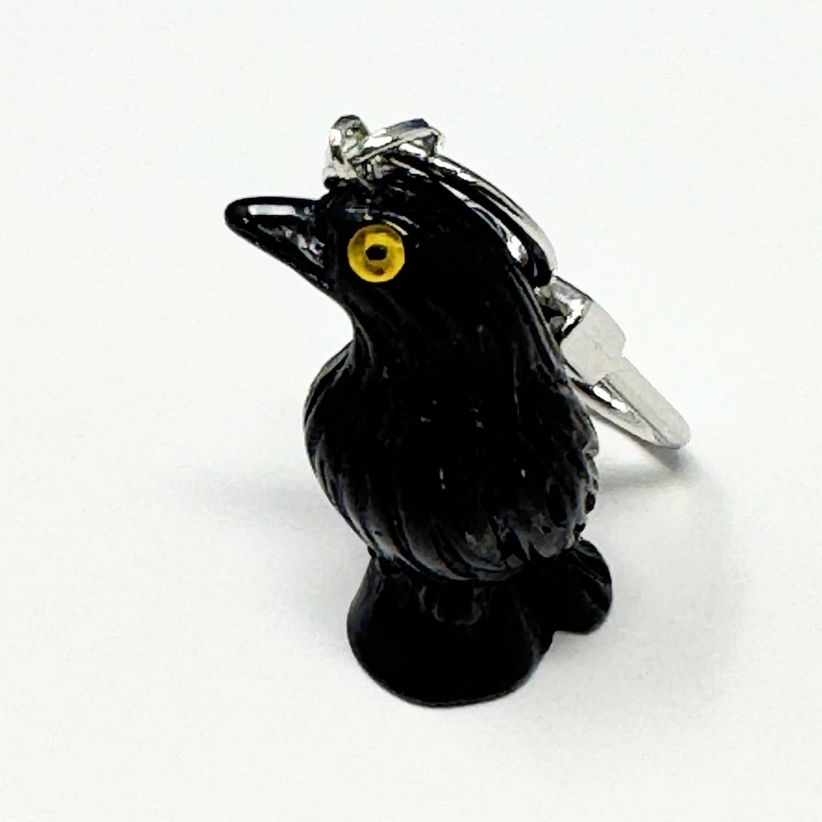 Mini Raven Keychain