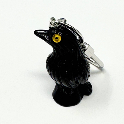 Mini Raven Keychain