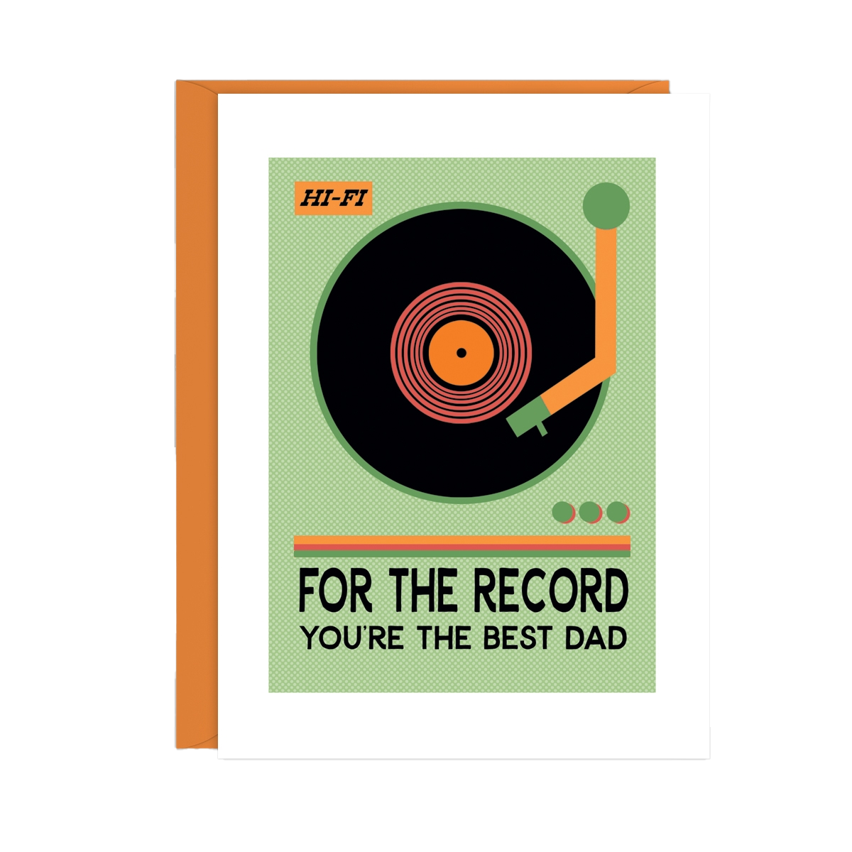 Dad Turntable Father's Day Card