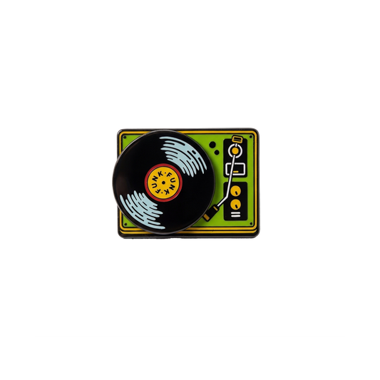 Record Player Deluxe Enamel Pin
