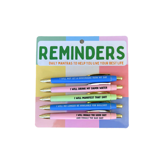 Reminders Pen Set