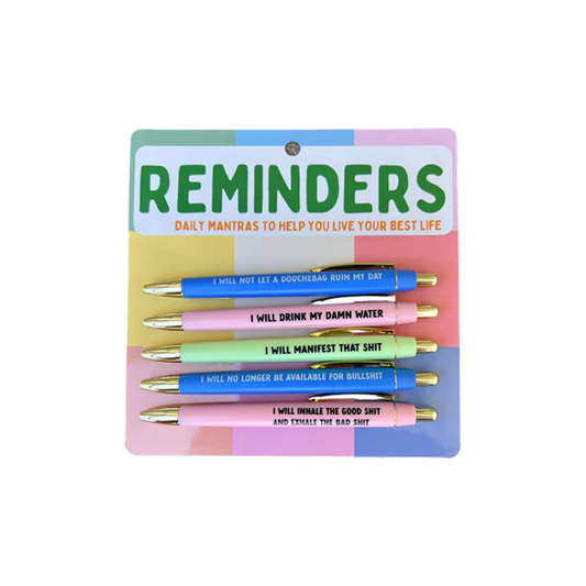 Reminders Pen Set