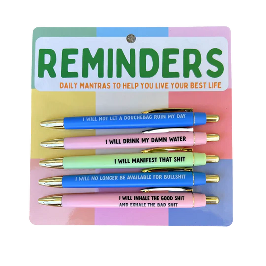 Reminders Pen Set