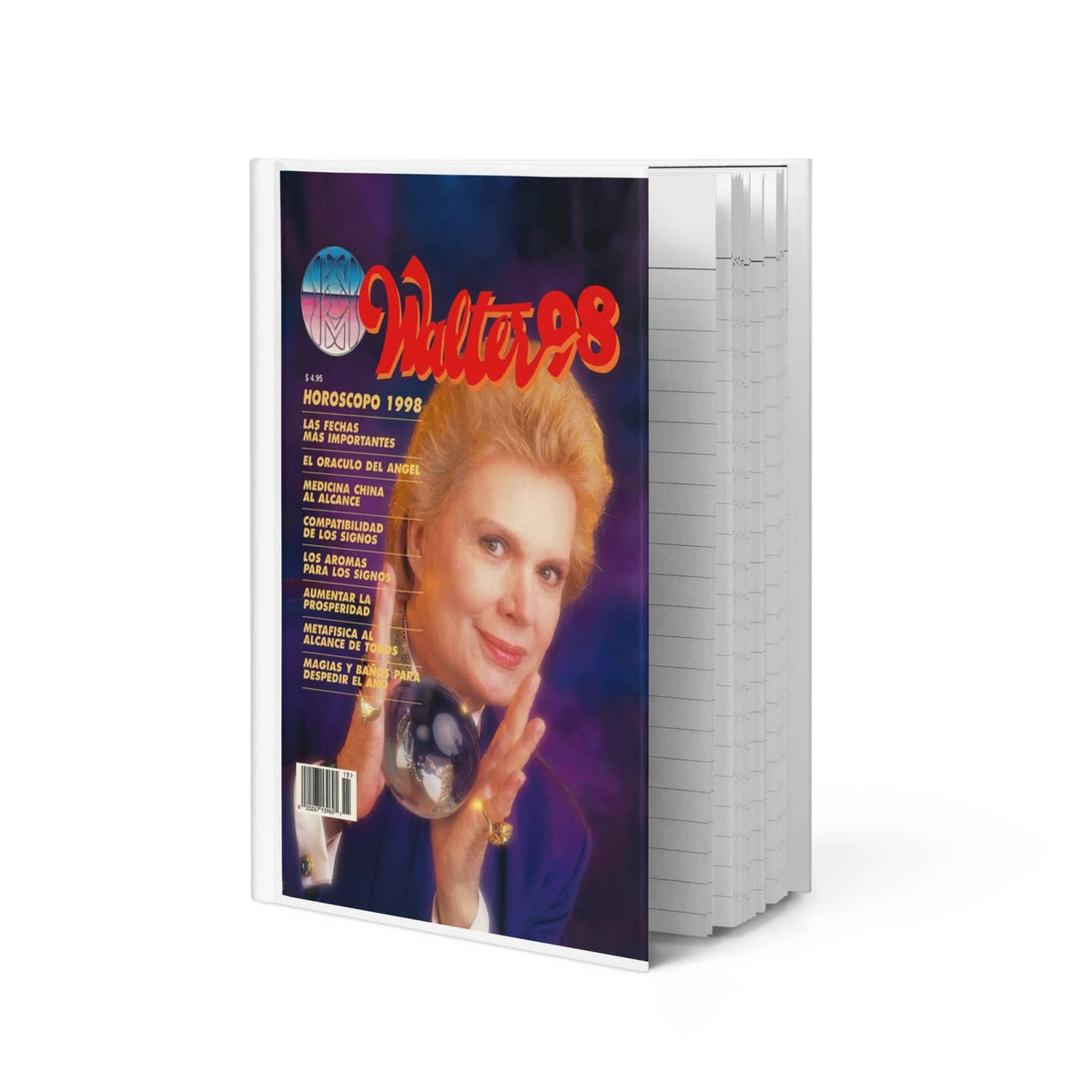 Magazine Retro 1998 Walter Mercado Notebook