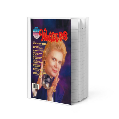 Magazine Retro 1998 Walter Mercado Notebook