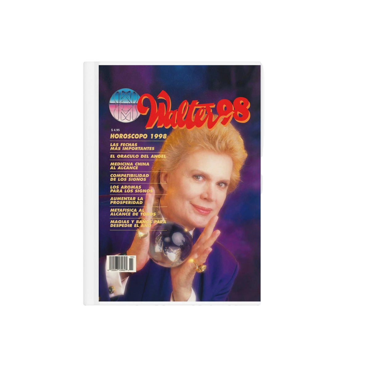 Magazine Retro 1998 Walter Mercado Notebook