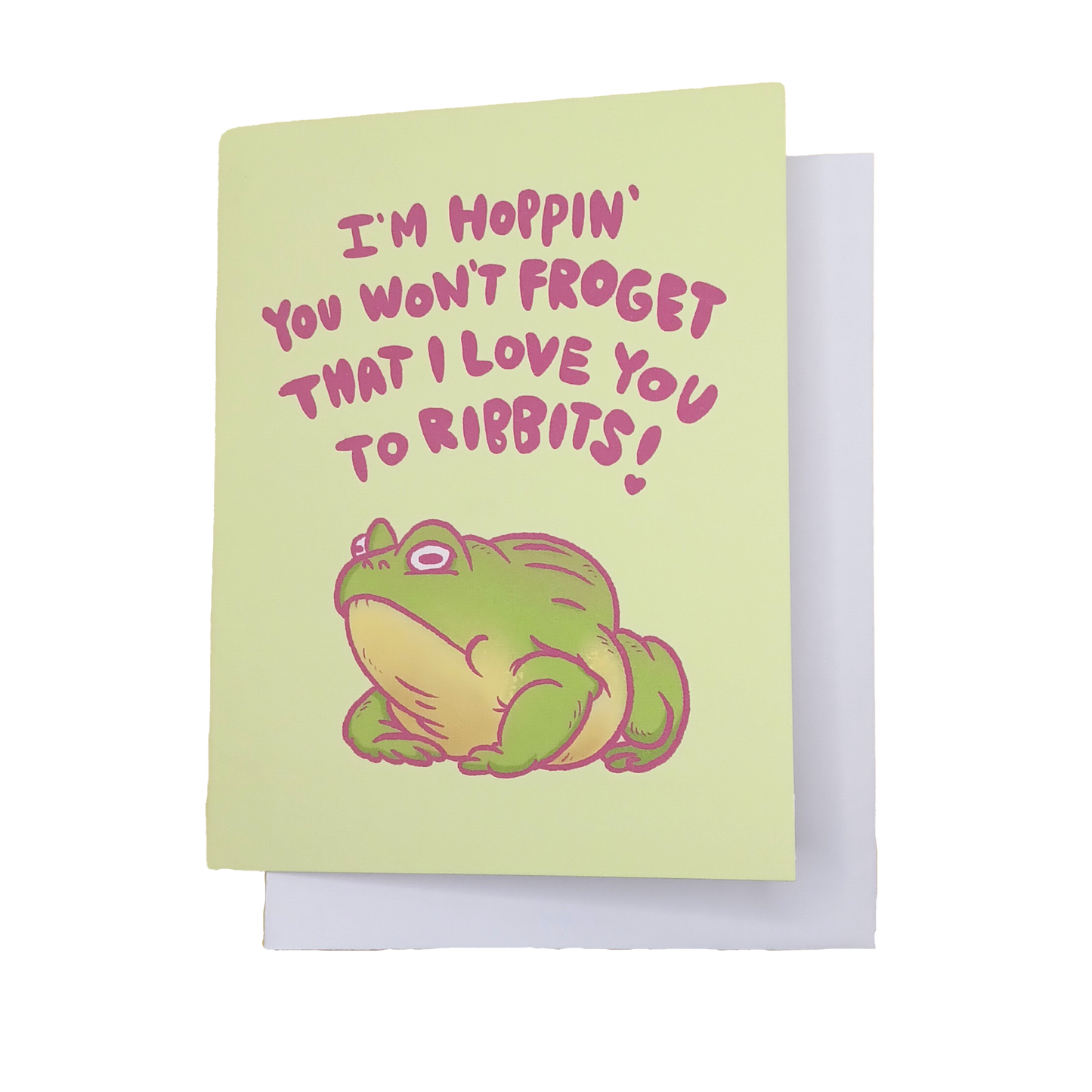 Love You To Ribbits Card