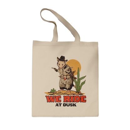 Opossum Cowboy Tote Bag