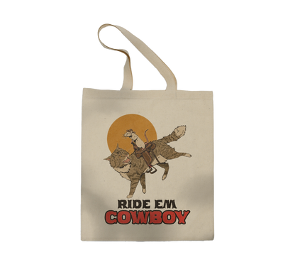 Ride Em Cowboy Tote Bag