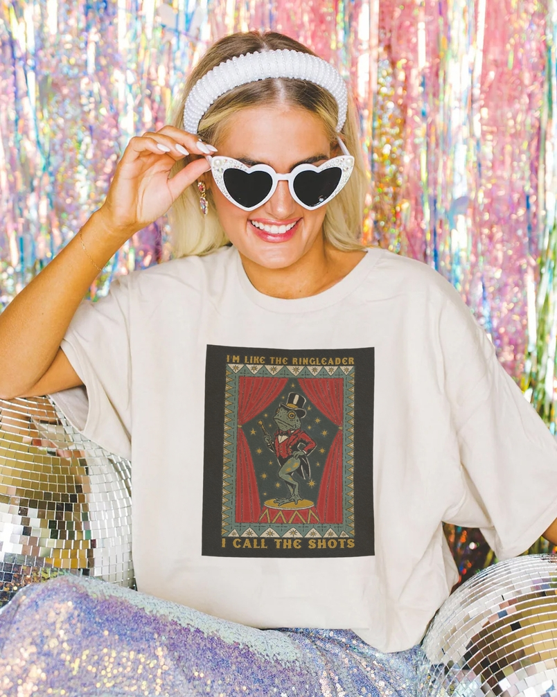 Circus Frog Ringleader Unisex Shirt